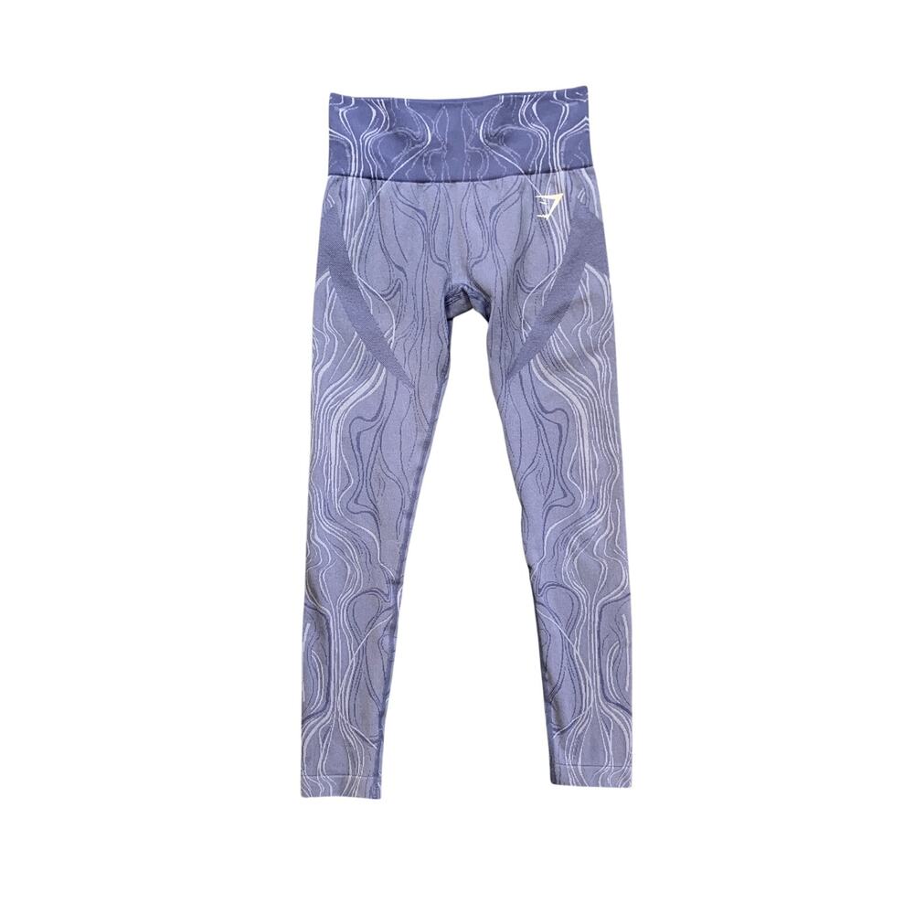 Gymshark Leggings Womens XS/S Amethyst Mercury Seamless All Over Galactic Swirl